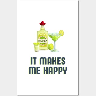 Tequila margarita cocktail funny cocktail quote Posters and Art